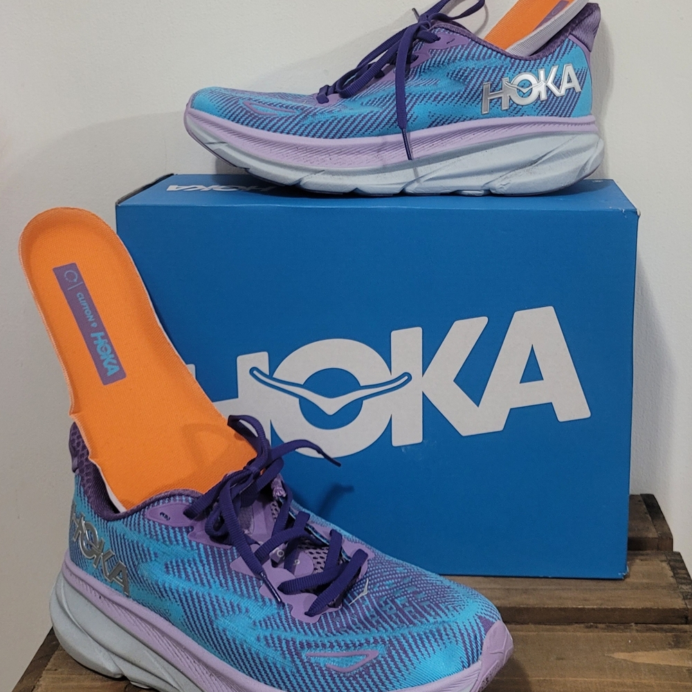 Hoka Women's Running Shoes - Blue & Purple